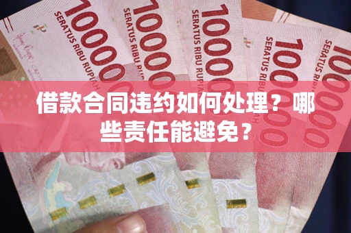 武汉借款合同违约如何处理？哪些责任能避免？