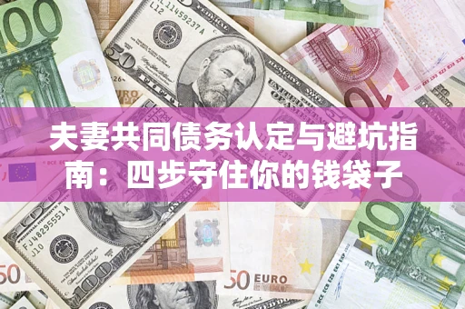 武汉夫妻共同债务认定与避坑指南：四步守住你的钱袋子